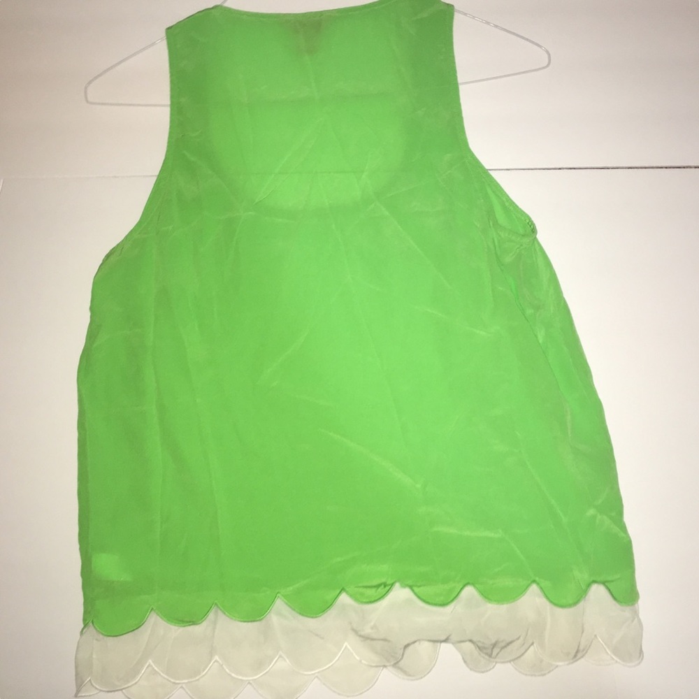 Lilly Pulitzer SILK blouse size large - Picture 5 of 5